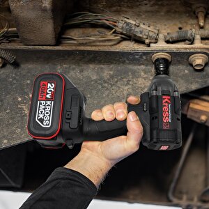 Kress Kub30.2 20volt/4.0ah. Li-ion Çift Akülü 300nm Kömürsüz Profesyonel Şarjlı Somun Sıkma