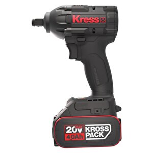 Kress Kub30.2 20volt/4.0ah. Li-ion Çift Akülü 300nm Kömürsüz Profesyonel Şarjlı Somun Sıkma