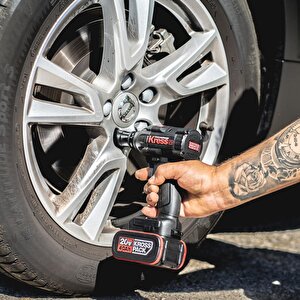 Kress Kub30.2 20volt/4.0ah. Li-ion Çift Akülü 300nm Kömürsüz Profesyonel Şarjlı Somun Sıkma