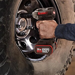 Kress Kub30.2 20volt/4.0ah. Li-ion Çift Akülü 300nm Kömürsüz Profesyonel Şarjlı Somun Sıkma