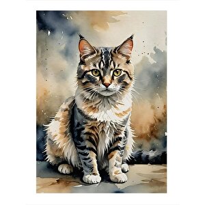 Yavru Kedi Mdf Tablo 25cmx 35cm 25x35 cm