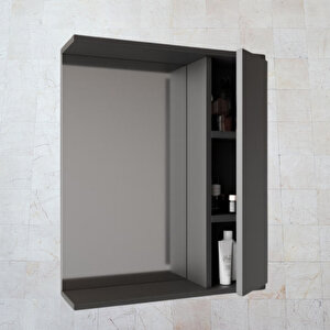 Bella Antrasi̇t 80 Cm Banyo Mobilyası