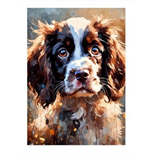 Asil Köpek Hediyelik Ahşap Tablo 35cm X50cm 35x50 cm