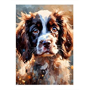 Sevimli Köpek Modern Mdf Tablo 25cmx 35cm 25x35 cm