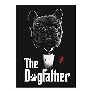 The Godfather Sevimli Köpek Tasarım Mdf Tablo 25cmx 35cm 25x35 cm