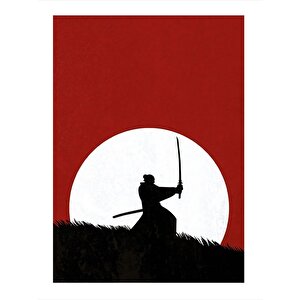 Ay Ve Samuray Tasarım Mdf Tablo 35cm X50cm