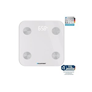 Blaupunkt Sw500 Body Master Smart Bluetooth Tartı Baskül Beyaz Blsc01-2