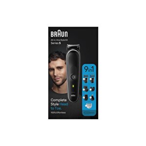 Braun Series 5 Mgk5410 Hepsi Bir Arada Şekillendirme Seti, 9’u 1 Arada Erkek Bakım Kiti