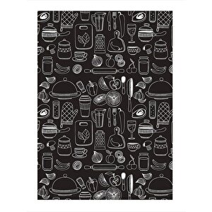 Mutfak Temalı Mdf Poster 25cmx 35cm 25x35 cm