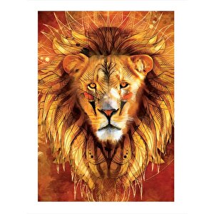 Asil Aslan Model Mdf Tablo 35cm X50cm 35x50 cm