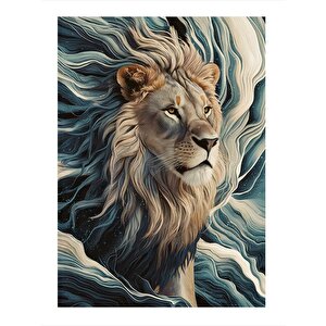 Asil Aslan Mdf Poster 35cm X50cm 35x50 cm