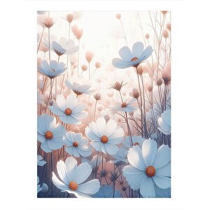 Papatyalar Art Mdf Tablo 35cm X50cm 35x50 cm