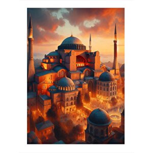 Cami Manzarası Model Mdf Tablo 25cmx 35cm 25x35 cm