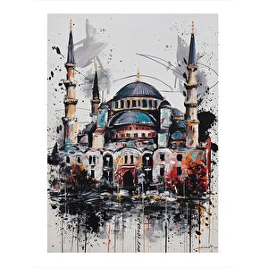 Ayasofya Camii Art Mdf Poster 35cm X50cm 35x50 cm