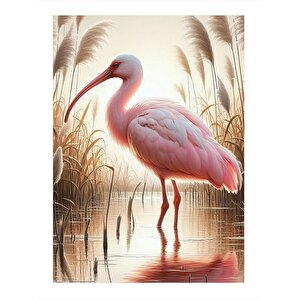 Flamingo Dekoratif Mdf Tablo 25cmx 35cm 25x35 cm