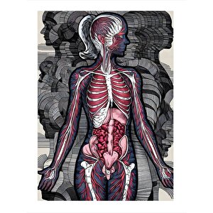 Saydam İnsan Dekoratif Mdf Tablo 35cm X50cm 35x50 cm
