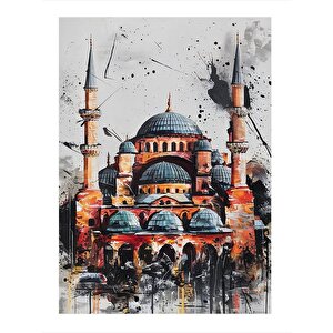 Cami Manzarası Art Mdf Tablo 35cm X50cm 35x50 cm