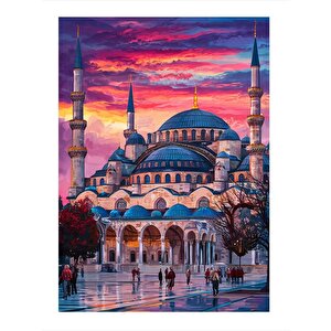Cami Manzarası Mdf Poster 25cmx 35cm 25x35 cm