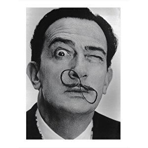 Salvador Dali Dekoratif Ahşap Tablo 25cmx 35cm 25x35 cm