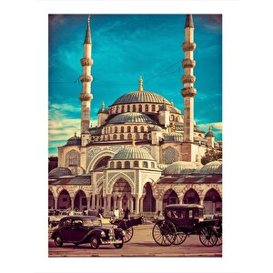 Eski Cami Mdf Poster 35cm X50cm 35x50 cm
