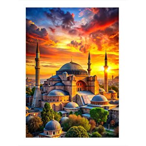Ayasofya Camisi Art Mdf Poster 25cmx 35cm 25x35 cm