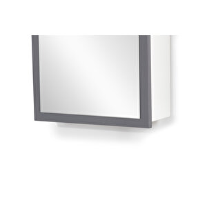 Terra 50 Cm Antrasi̇t Banyo Dolabı Alt Üst