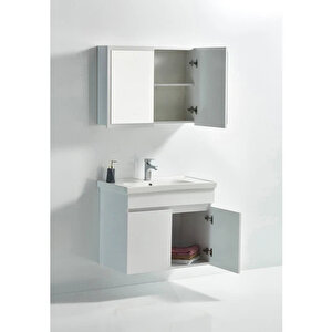 Bella 60 Cm Banyo Dolabı Takımı Alt Üst