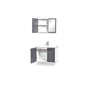Terra 60 Cm Antrasi̇t Banyo Dolabi