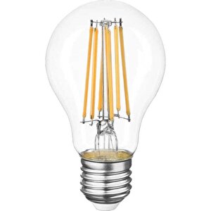 G45 Filament Edison Tip Rustik E-27 Şeffaf Cam 6 W Led Ampul - Günışığı Erd-42