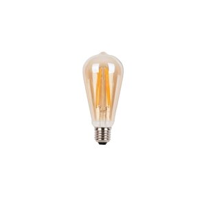 Flamanlı Rustik Led Ampul 6 Watt Armut Model Rustik Ampul Dekoratif Gün Işığı Ampül