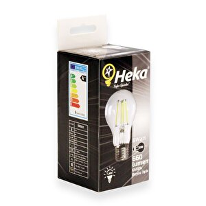 Led Filament Ampul 6 W E27 Beyaz Işık