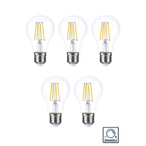 Gün Işığı Şeffaf Cam Led Filament Ampul 4w 3200k E27 Erd-28