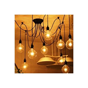 G95 Flamanlı Rustik 4w Led Ampul 10'lu Dekoratif Vintage Aydınlatma