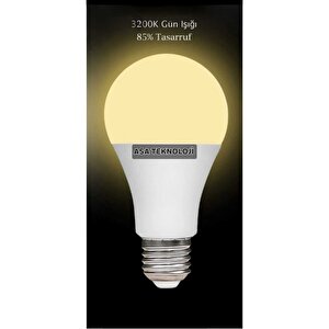 Günışığı Ampül 6'li Paket Sarı Renkli 9-10 Watt Standart E27 Duy