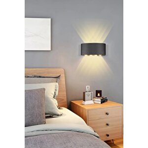 Led Aplik Aydınlatma Çift Taraflı Led Dekoratif Duvar Aplik 4 Led