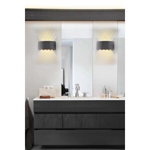 Led Aplik Aydınlatma Çift Taraflı Led Dekoratif Duvar Aplik 4 Led