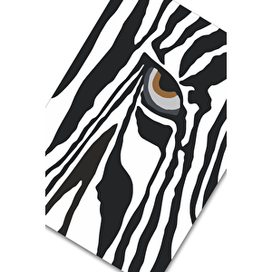 El Yapımı Üç Boyutlu Ahşap Zebra Tablo