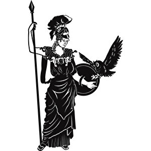 , Athena Metal Duvar Tablosu