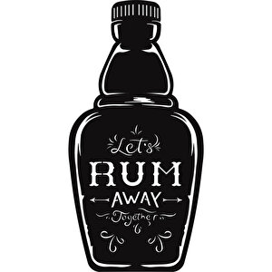 , Rum Away Metal Duvar Tablo