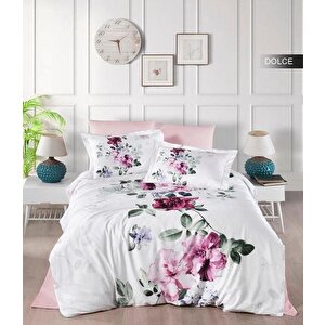 Ecosse Saten Çift Kişilik Nevresim Takımı Dolce