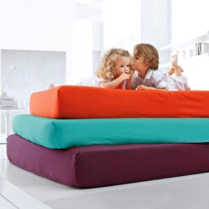 Pamuklu Polycotton Yeşil Mavi 160x200+2*(50x70) Çift Kişilik Lastikli Çarşaf Takımı
