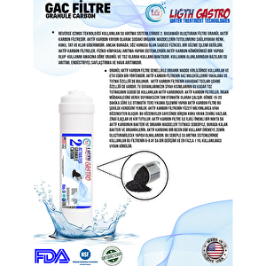 Light Gastro Beyaz 12 Litrelik Antibakteriyel Çelik Tanklı  Montaj Dahil Su Arıtma Cihazı
