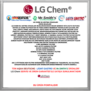 LG Chem Kirmizi 12 Litrelik Antibakteriyel Çelik Tanklı Pompalı  Su Arıtma Cihazı