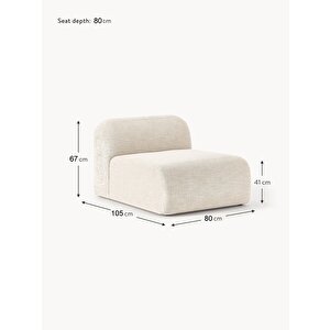 Mode Pier Orta Modül 06 Bej Bukle Kumaş (dai̇reni̇ze Tesli̇m) Bej