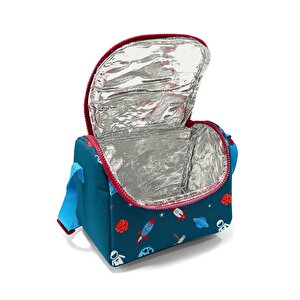 Coral High Kids Çivit Kırmızı Uzay Desenli Thermo Beslenme Çantası 11815