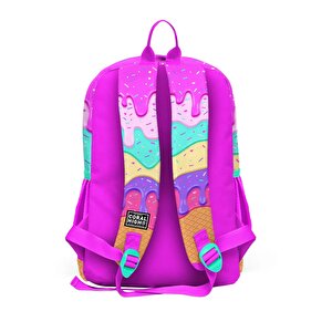 Coral High Kids Pembe Rengarenk Dondurma Desenli Okul Sırt Çantası 23731