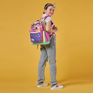 Coral High Kids Sarı Pembe Sevimli Köpek Desenli Okul Sırt Çantası 23752