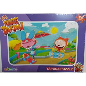 and Trt Çocuk Kare Takımı 24 Parça Yapboz (puzzle)