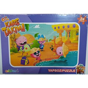 and Trt Çocuk Kare Takımı 24 Parça Yapboz (puzzle)