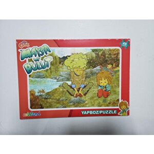 and Trt Çocuk Maysa Ve Bulut 48 Parça Yapboz (puzzle)